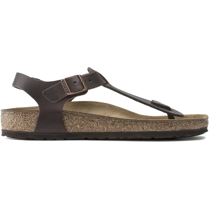 Geoliede Leren Sandalen Birkenstock Kairo