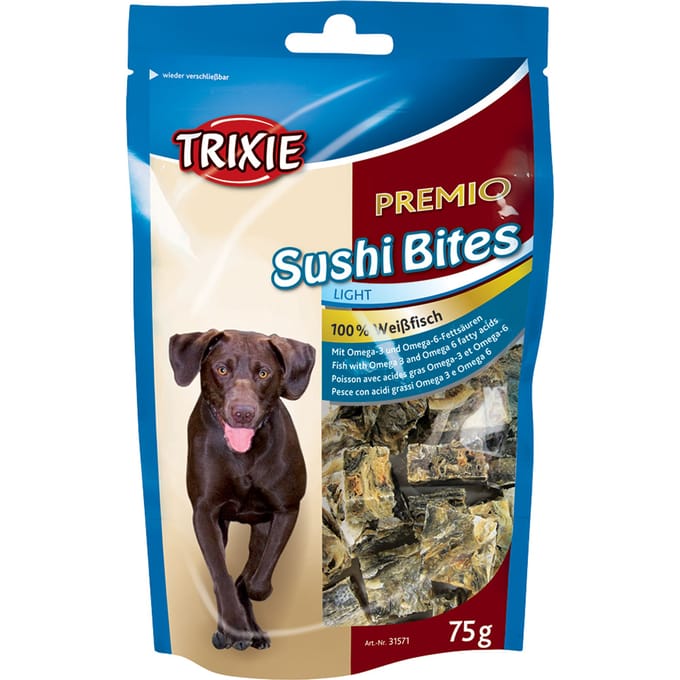 3x75g Premio Sushi Bites Light Trixie Hondensnacks