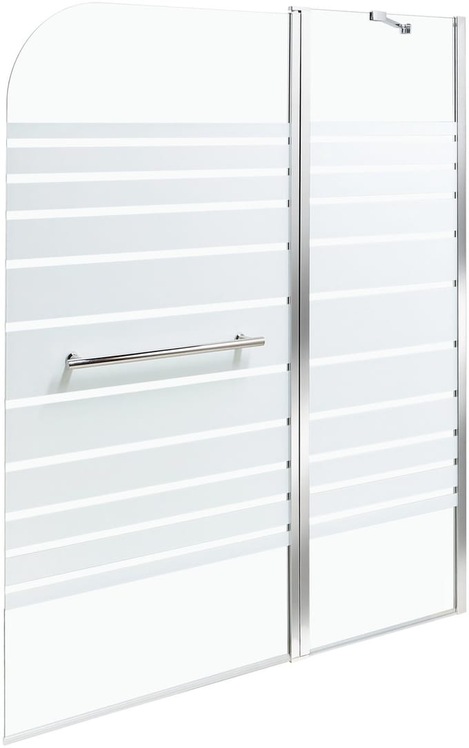 TUAPI - Douchescherm - Zilver - 100 x 140 cm - Veiligheidsglas