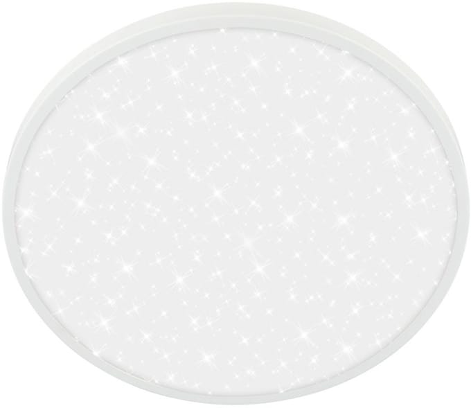 BRILONER Competo – LED Plafondlamp – neutral wit licht – met ster decor – woonkamerlamp met decoratieve rand – Ø33 cm