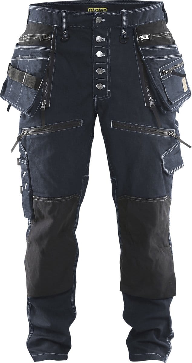 Blaklader Werkspijkerbroek Stretch X1900 1999-1141 - Mannen - Navy/Zwart - 48