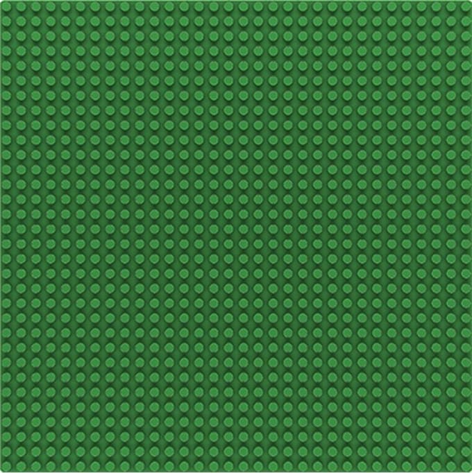 Sluban Bricks Base - Grondplaat Basisplaat Bouwplaat voor bouwstenen Groen - 32x32 noppen - 25,6 x 25,6 cm M38‑B0833C vanaf 4 jaar