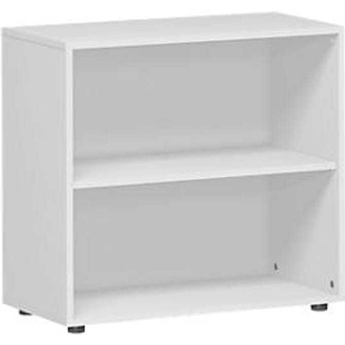PALENQUE boekenkast, 2 OH, B 800 x D 400 x H 752 mm, lichtgrijs