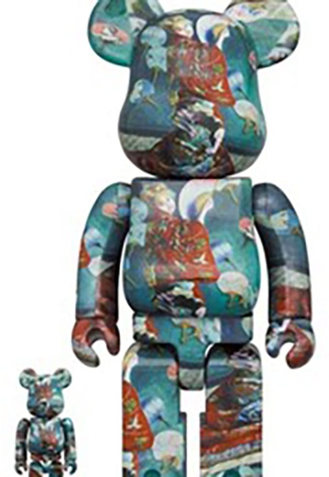 400% & 100% Bearbrick set - La Japonaise (Claude Monet)