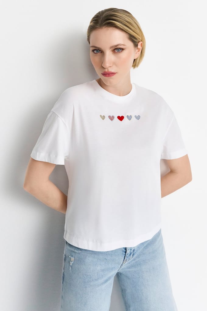 Rich & Royal Organic Contemporary Shirt White Maat: M | Tops Outlet | Dames | Wit