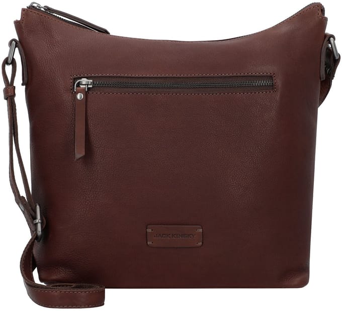 Jack Kinsky Montreal Schoudertas Leer 26 cm - Dames - mokka