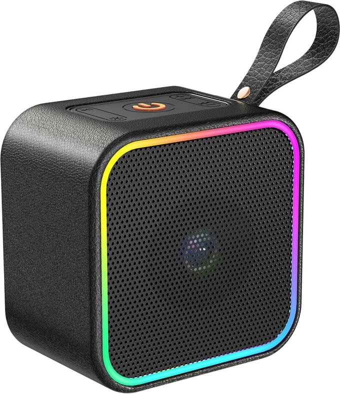 Draagbare Bluetooth Speaker met Gekleurd LED Licht en 10 Uur Speeltijd