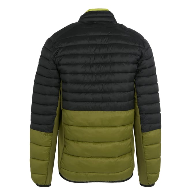 Regatta Heren Leedre Colour Block Hybride Jas (Nefriet groen/zwart)