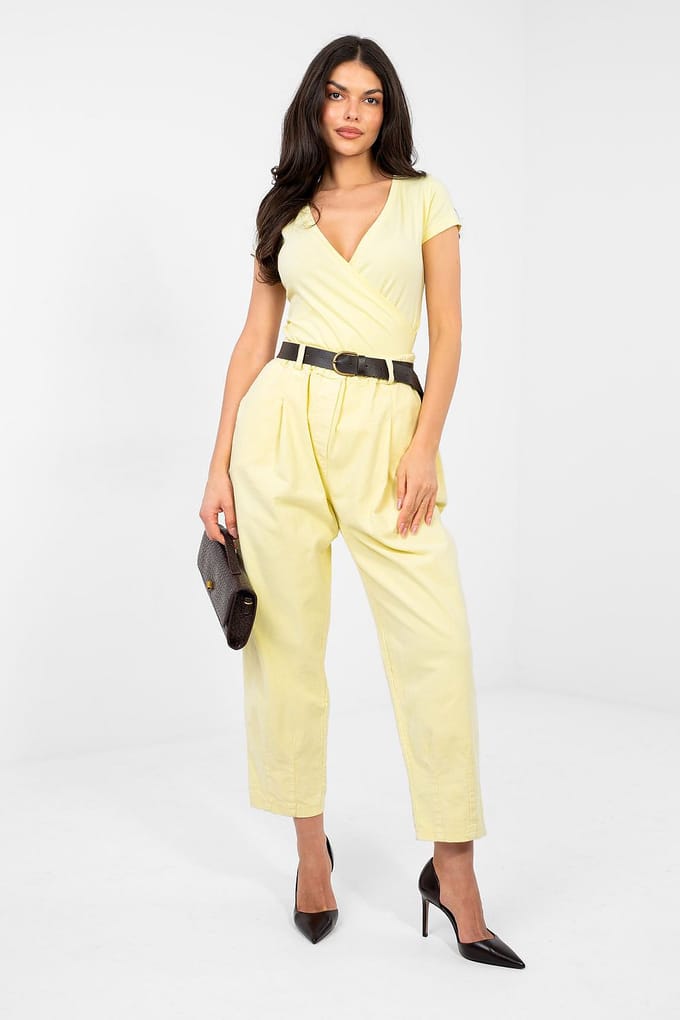 Valeria Corduroy Pants - Gelb / Einheitsgröße