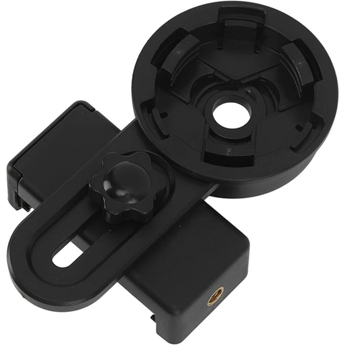 Adaptateur de support de télescope pour téléphone portable, adaptateur universel pour smartphone pour la photographie au télescope black