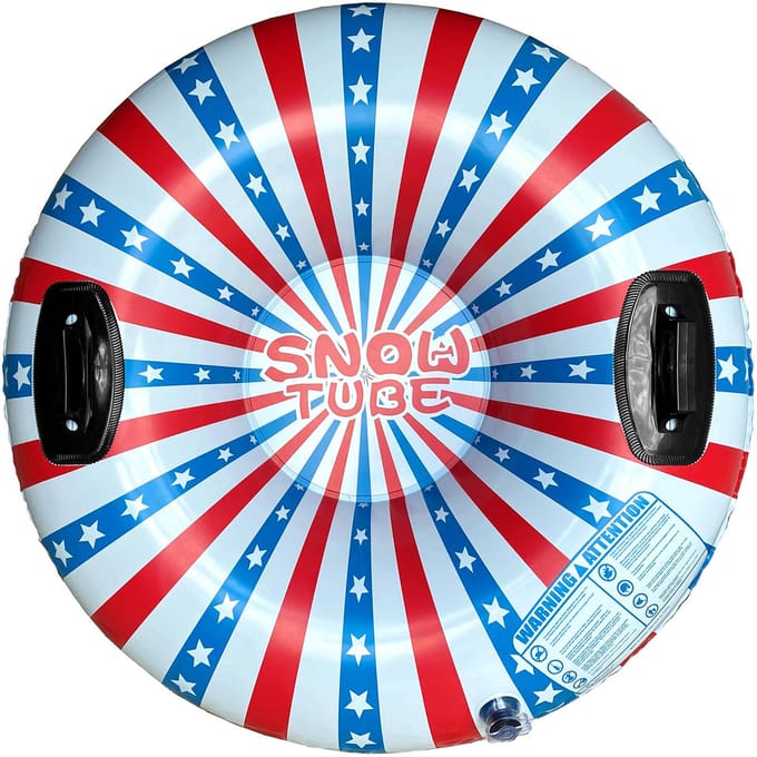 Opblaasbare skiring PVC-sledebuis Dikkere sneeuwbuis Wintersneeuwbuis met handvat Type 2 blue