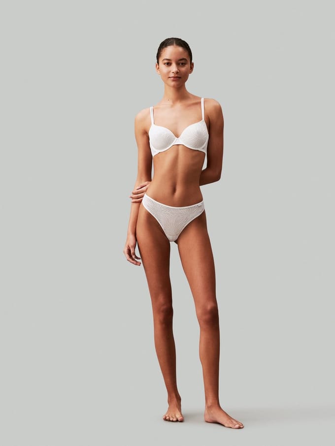 Calvin Klein dames thong (1-pack) - string - wit