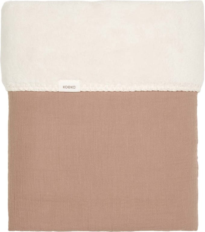 Koeka wiegdeken teddy Faro caffe 75x100