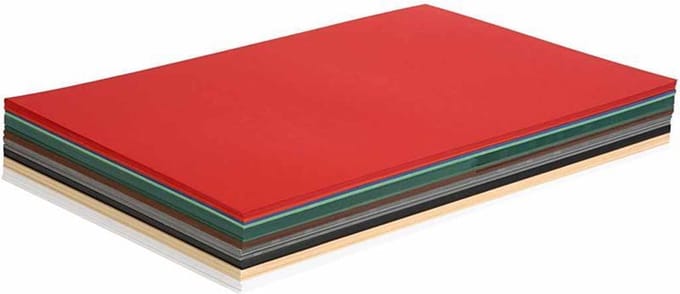 Kerst Karton, A3, vel 297x420 mm, 180 gr, diverse kleuren, 300 div vellen