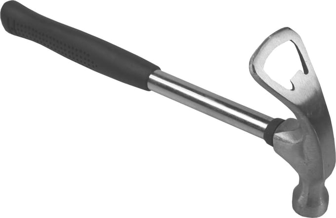 Benson Hamer met bieropener - Metaal - Antislip handgreep - Multifunctioneel
