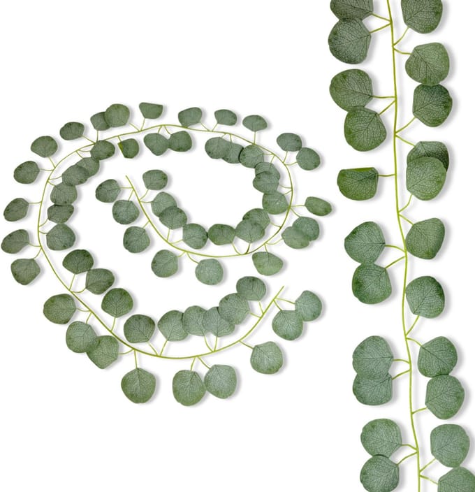 Inspiruj Eukaliptus - Groene Girlande - 170 cm - Realistische Bladeren - Flexibele Structuur