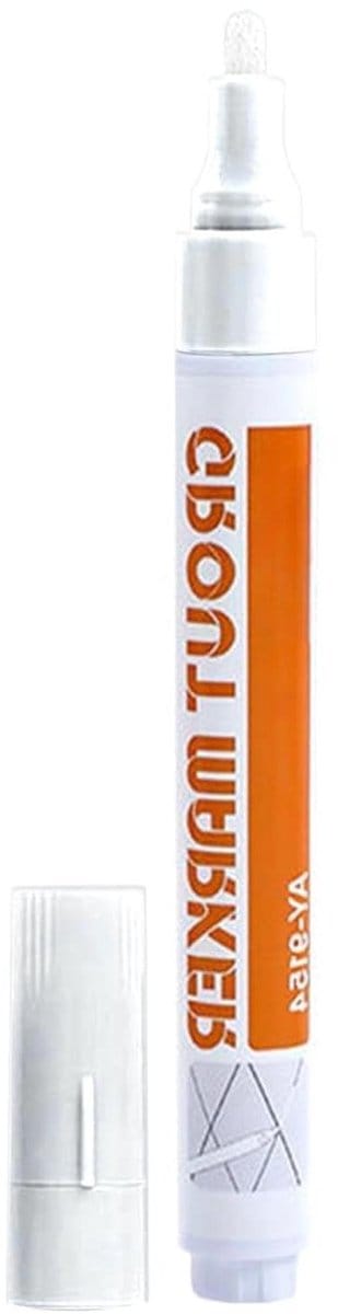 Voegenpen - Voegstift Reparatie - Tegels Vernieuwen - Sneldrogende Formule - 14 cm - Wit