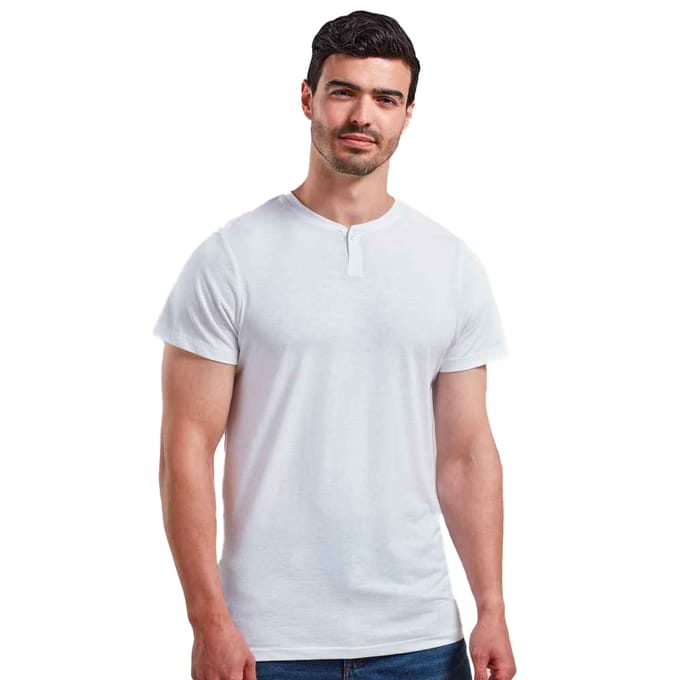 Premier Heren Comis Duurzaam T-shirt (Wit)