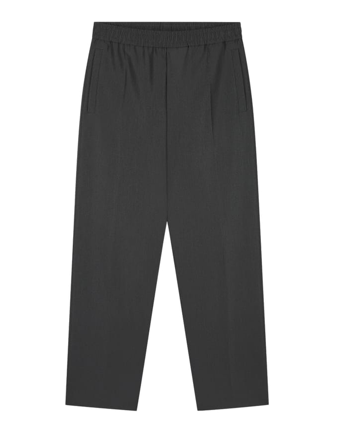 Olaf Slim Elasticated Pantalons Donkergrijs M260400