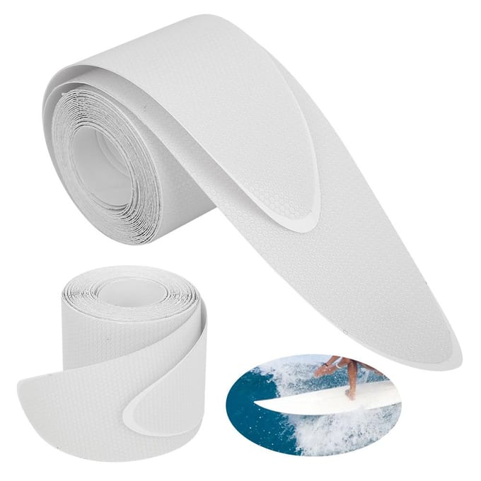 2 stuks PVC Stand Up Paddle Board Rail Surfboard Randbeschermingstape Surfaccessoires Honingraat white