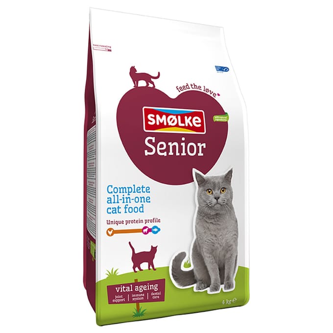 2x4kg Senior Smølke Kattenvoer
