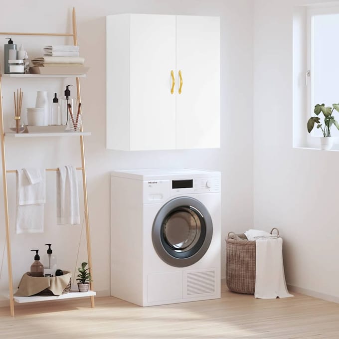 vidaXL - Wandkast - 69,5x34x90 - cm - wit