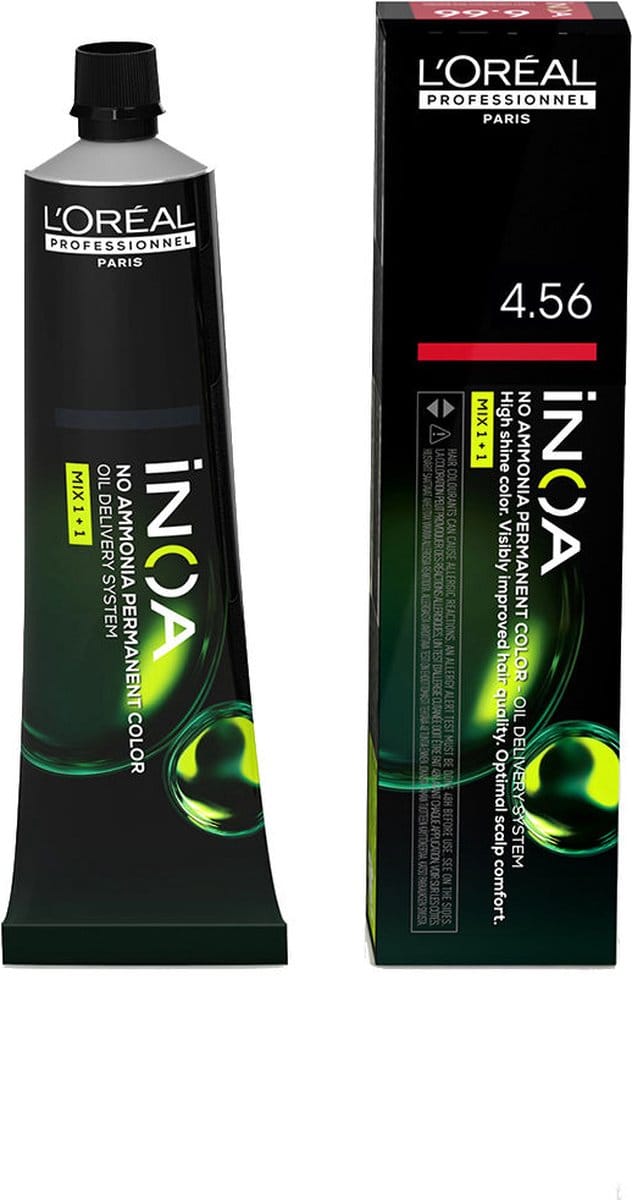 Permanente Kleur L'Oreal Professionnel Paris Inoa Nº 4.56 60 g