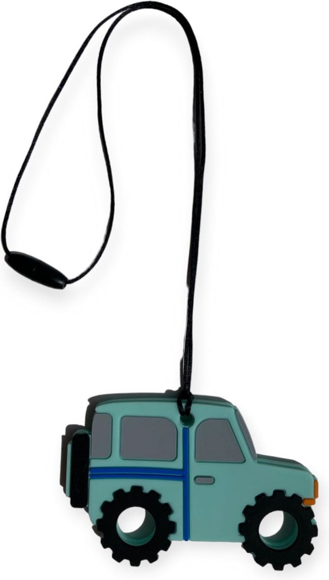 Bijtketting | Truck | Zwart | Vanaf 3 jaar!