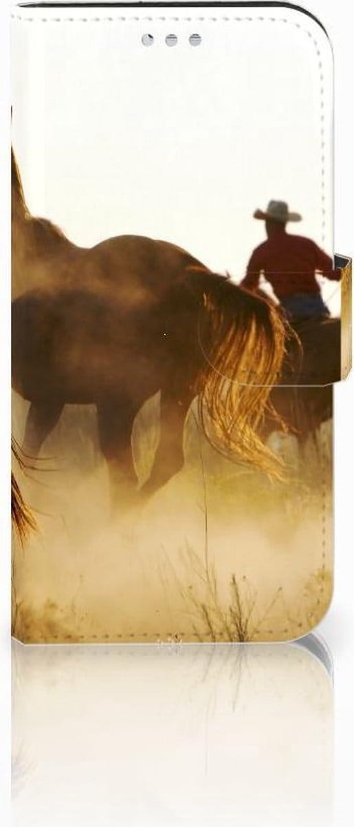 Samsung Galaxy S7 Telefoonhoesje met Pasjes Design Cowboy