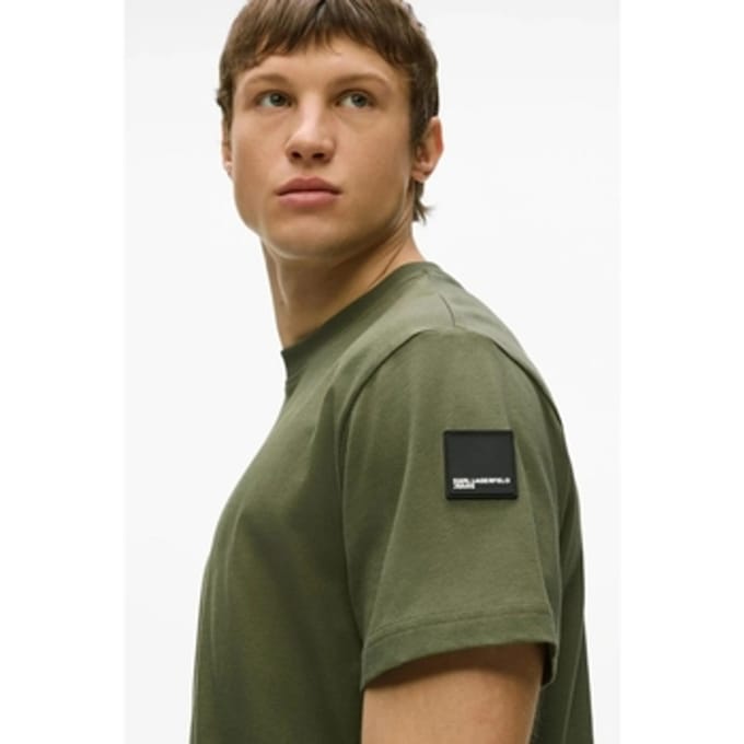T-shirt Karl Lagerfeld A3m17003 Klj Reg Rubber Patch Tee