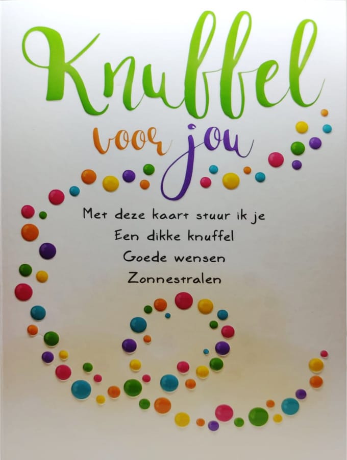 Kaart - Intense - Knuffel voor jou - TE016-B