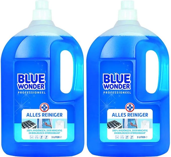 Blue Wonder Prodessioneel Alles-reiniger Dop - 2 stuks + gratis KD Spons