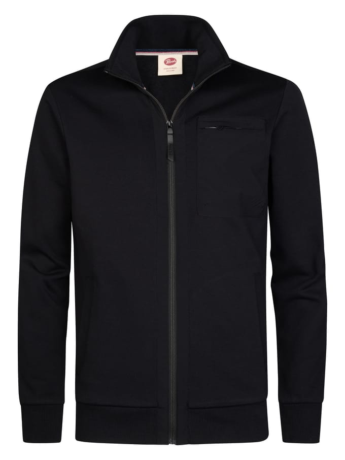 Petrol Industries - Heren Sweatvest millcore - Zwart - Maat L