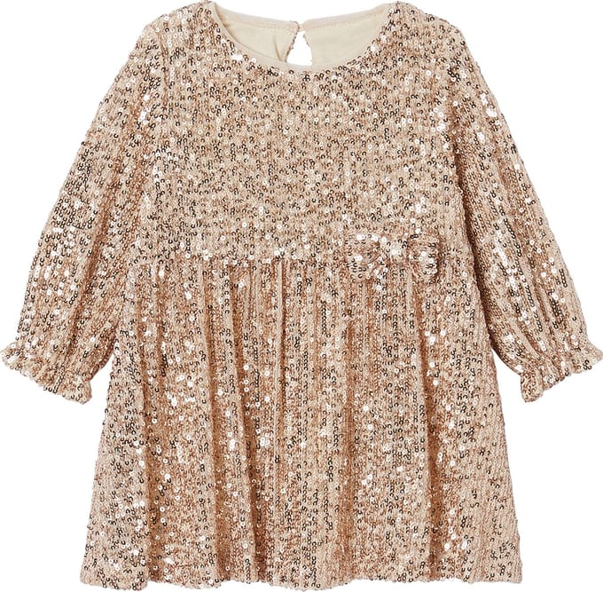 Vertbaudet Festliches Baby Kleid mit Pailletten