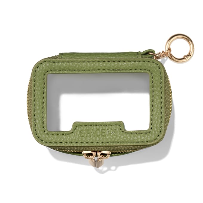 Space NK Micro Travel Bag Charm Riviera Green
