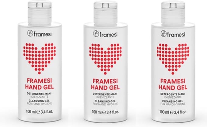 3 x Framesi Hand Gel 100ml