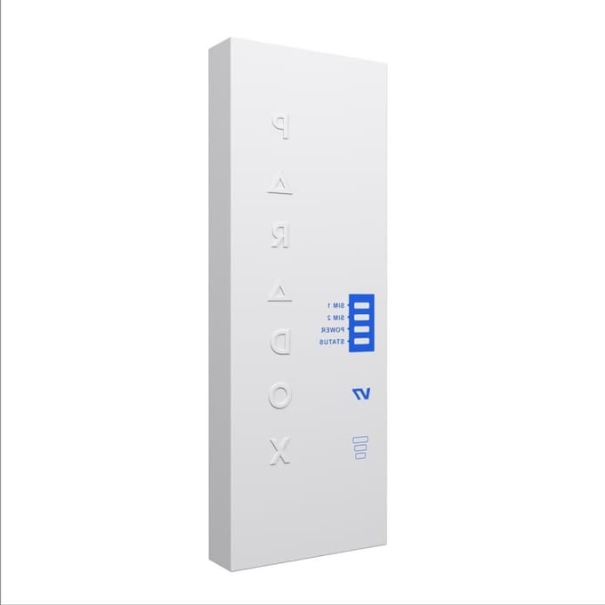 Communicatiemodule - GPRS module - Beveiliging op afstand - Draadloze connectiviteit - Batterij aangedreven - Zwart