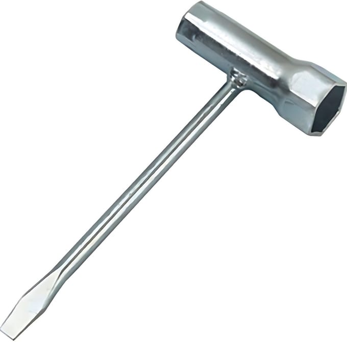 Merkloos - Gereedschapscombiset - Bougiesleutel - 13 mm - 19 mm - Platkopschroevendraaier
