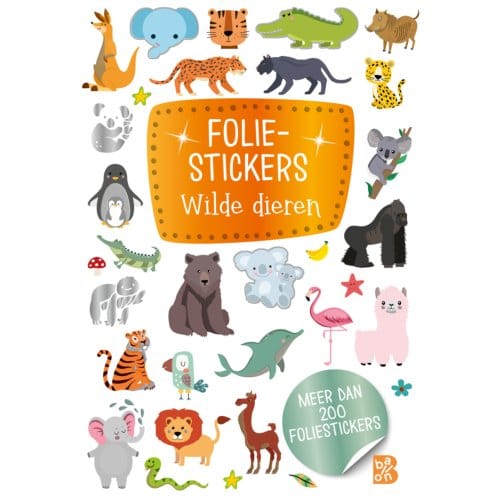 Foliestickers - Wilde Dieren - Glitterstickers