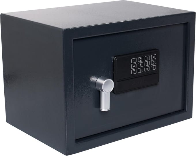 Digitale Kluis met Codeslot en Noodsleutel, Compact Formaat 35x25x25cm