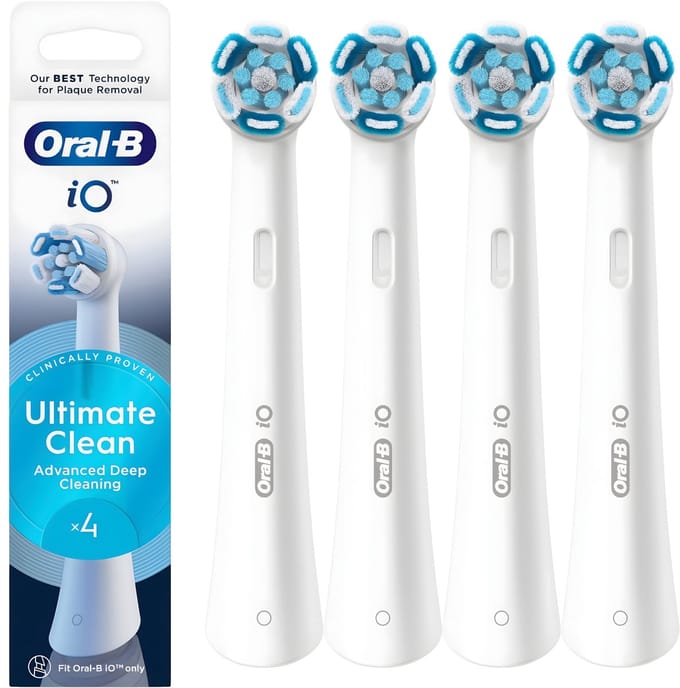 Oral-B iO Ultimate Clean – Opzetborstels – 4 stuks – Wit