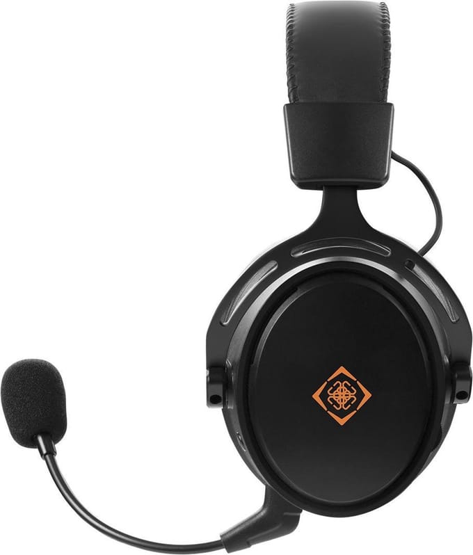 Deltaco Gaming DH410 Wireless Gaming Headset, 2.4 GHz USB receiver, 50 mm drivers, up to 17 hours