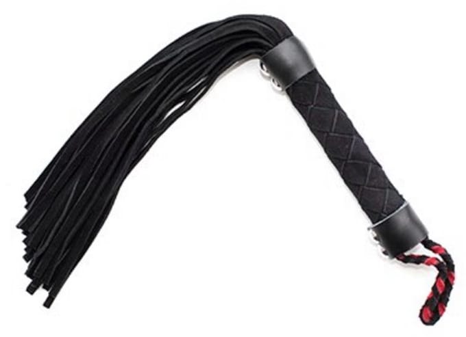 Smart Moves - Leather Flogger 38 cm black