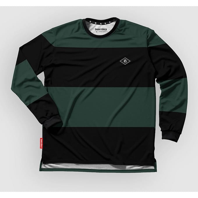 Loose Riders Baseline Bold Long Sleeve Jersey groen