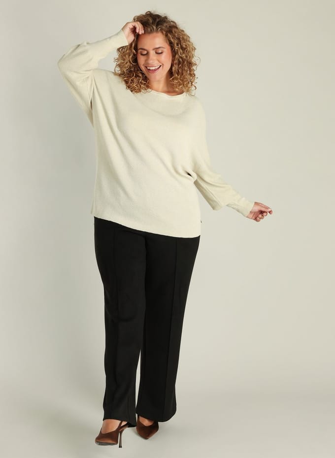 YEST CURVE Gemina Tops - Sandy White - maat 1(48)