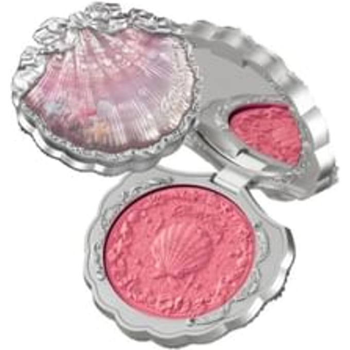Flower Knows - Shell's Jewel Silk Satin Blush - 5 Colors #05 Strawberry Bubble - 5g