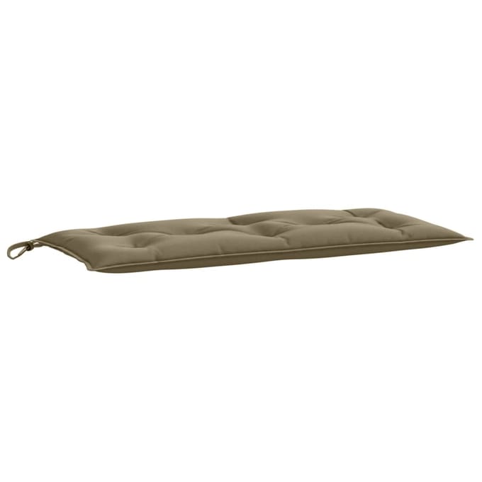 vidaXL - Tuinbankkussen - 100x50x7 - cm - stof - gemêleerd - taupe