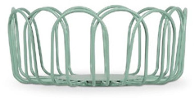 ONA Draadmand 16xH7cm groen Flores