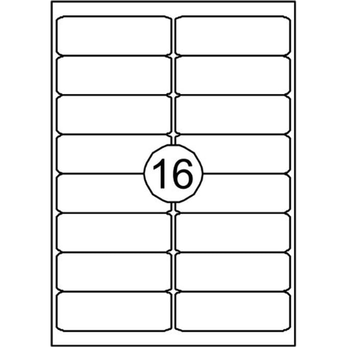 Etiket Quantore 99.1x33.9mm 1600 stuks
