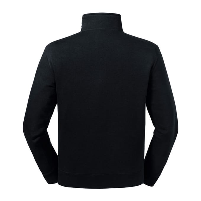Russell Heren Authentieke Kwartier Ritssweatshirt (Zwart)